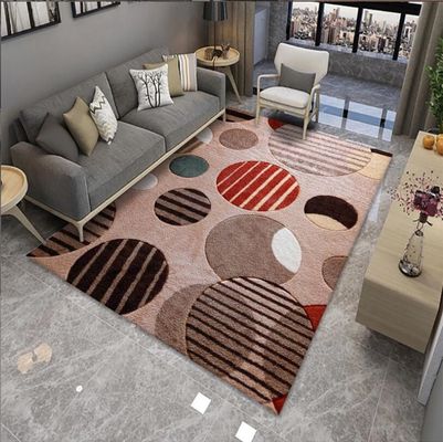 Simple Geometric Living Room Floor Carpets North European With Special Style