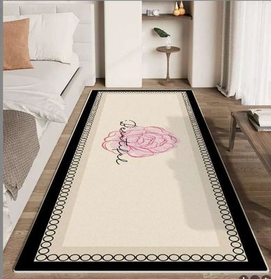 Small Fragrant Wild Crystal Velvet Bedroom Floor Carpets 120*160cm