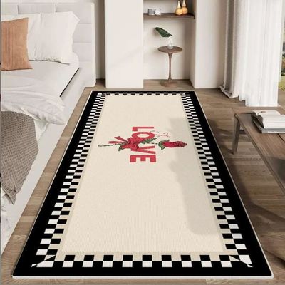 Classic Starry Sky Crystal Velvet Bedroom Floor Carpets Rectangle Shape 80*160cm