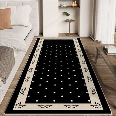 Classic Starry Sky Crystal Velvet Bedroom Floor Carpets Rectangle Shape 80*160cm