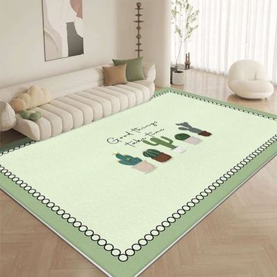 Imitation Cashmere Lovely Flower Living Room Floor Carpets Ground Carpet 120*180cm