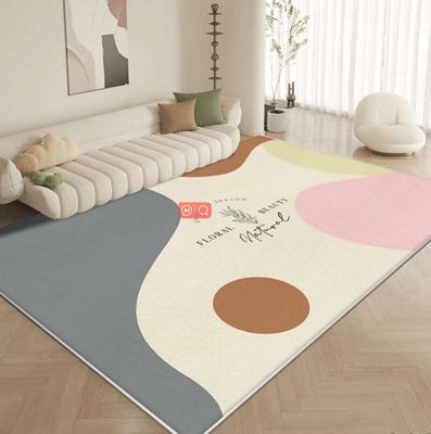 Imitation Cashmere Simple Living Room Floor Rugs Cashmere-Like Acrylic Yarns With Special Style