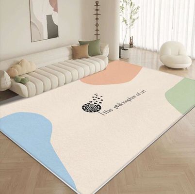 Imitation Cashmere Simple Living Room Floor Rugs Cashmere-Like Acrylic Yarns With Special Style