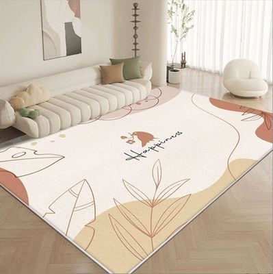 Imitation Cashmere Fresh And Simple Living Room Floor Rugs With Special Style