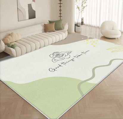 Imitation Cashmere Fresh And Simple Living Room Floor Rugs With Special Style