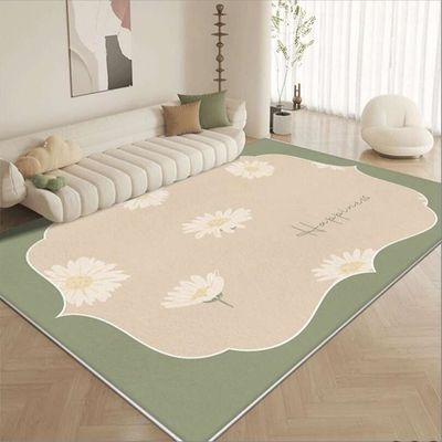 Imitation Cashmere Fresh And Simple Living Room Floor Rugs With Special Style