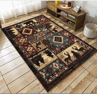 80*200cm soggiorno / hotel tappeto con stile americano stile animale e fiore etnico