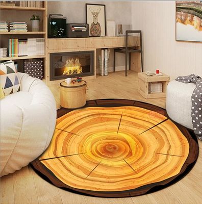 Modern Growth Ring Round Animal Pattern Carpet Living Room / Hotel Carpet
