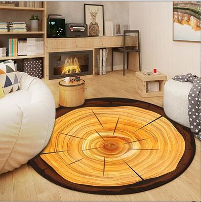 Modern Growth Ring Round Animal Pattern Carpet Living Room / Hotel Carpet
