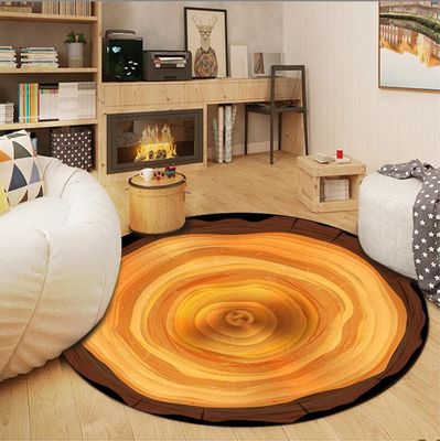 Modern Growth Ring Round Animal Pattern Carpet Living Room / Hotel Carpet