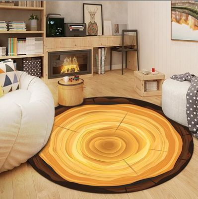 Modern Growth Ring Round Animal Pattern Carpet Living Room / Hotel Carpet