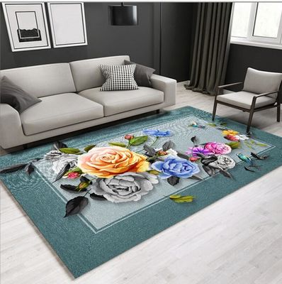 Fresh Beautiful Flower Living Room Floor Carpets 12-16 New Chinese Style