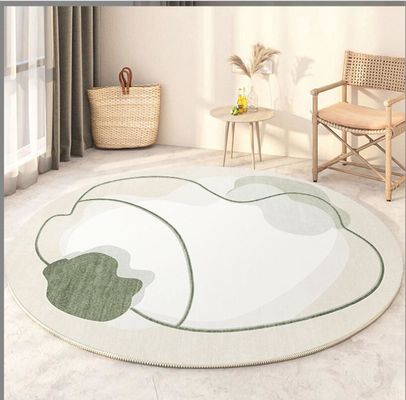 Inkjet Painting And Simple Style Carpet Living Room / Hotel Carpet
