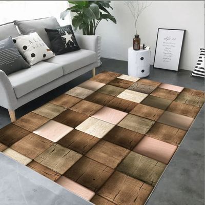 Sofa, Bedroom, Living Room Floor Carpets  3d Printed Flower Geometric