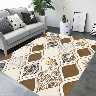 Sofa, Bedroom, Living Room Floor Carpets  3d Printed Flower Geometric