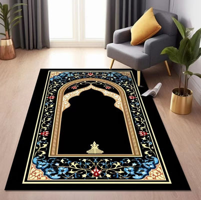 Rectangle Arabic Printed Worship Mat National Style Prayer Floor Carpet Rug 80*120cm