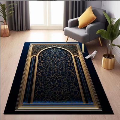 Rectangle Arabic Printed Worship Mat National Style Prayer Floor Carpet Rug 80*120cm