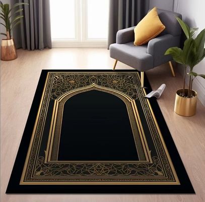 Special Arabic Printed Worship Mat National Style Prayer Floor Carpet Rug Polyester Fiber