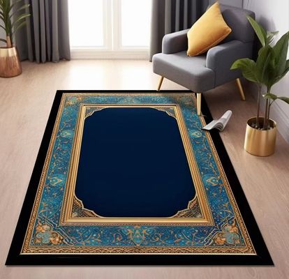 Special Arabic Printed Worship Mat National Style Prayer Floor Carpet Rug Polyester Fiber
