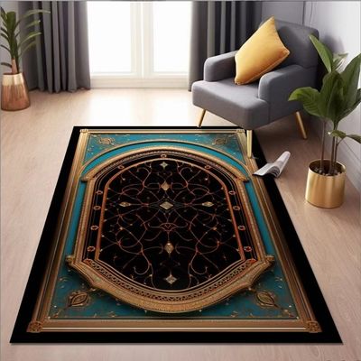 Special Arabic Printed Worship Mat National Style Prayer Floor Carpet Rug Polyester Fiber