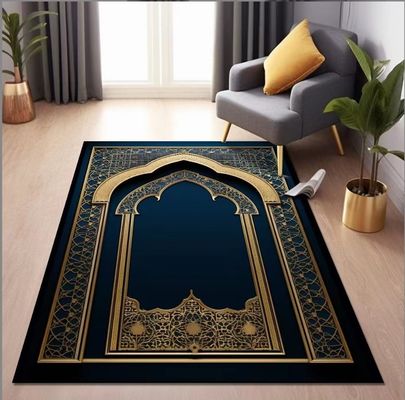 National Special Arabic Printed Worship Mat National Style Prayer Floor Carpet Rug Polyester Fiber