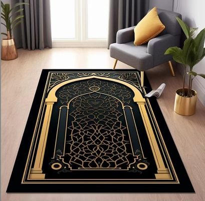 National Special Arabic Printed Worship Mat National Style Prayer Floor Carpet Rug Polyester Fiber