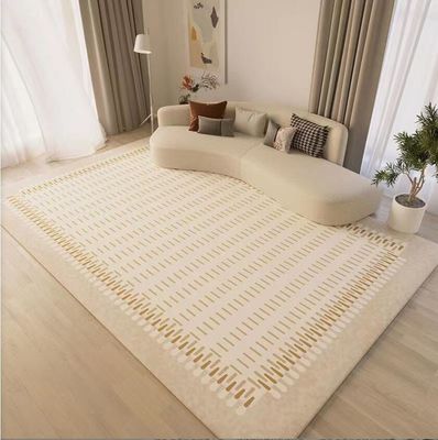 Japanese Wabi-Sabi Stripes Living Room Floor Carpets Warm Color System Pattern
