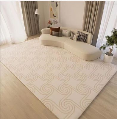 Japanese Wabi-Sabi Stripes Warm Color System Pattern Carpets For Living Room Floor, Sofa And Bedroom