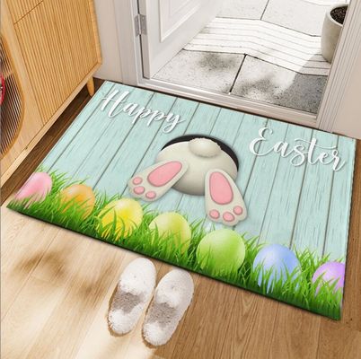 Children Playroom Rug Cartoon Rabbit Carpets For Entry-Exit Door