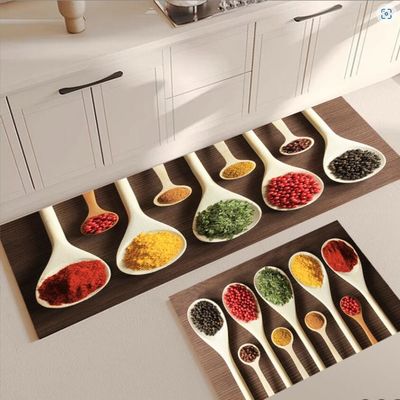 Kitchen Seasoning Oil Absorbent Floor Mat For 40*160cm