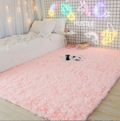 Northern European plush Blanket Bedroom Floor Carpets
