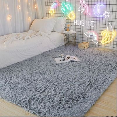 Northern European plush Blanket Bedroom Floor Carpets