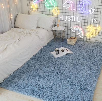 80*160cm Machine Washable Plush Blanket for Northern European Bedroom Floor