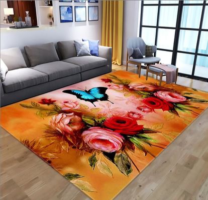 Impresión 3D de flores mariposa Salón, dormitorio Salón Alfombras de suelo