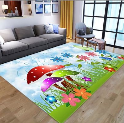 3D Printed Flower Dragonfly Living Room, Bedroom Living Room Floor Carpets