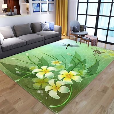 3D Printed Flower Dragonfly Living Room, Bedroom Living Room Floor Carpets