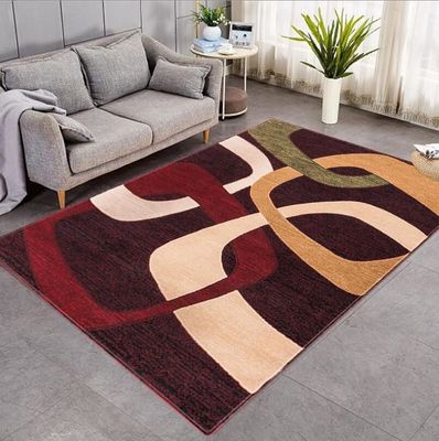 Irregular Geometric Pattern and Circle Living Room, Bedroom Living Room Floor Carpets