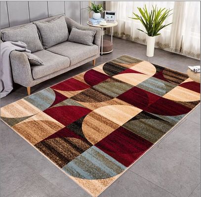 Watered flower and Half Circle Living Room, Bedroom Living Room Floor Carpets
