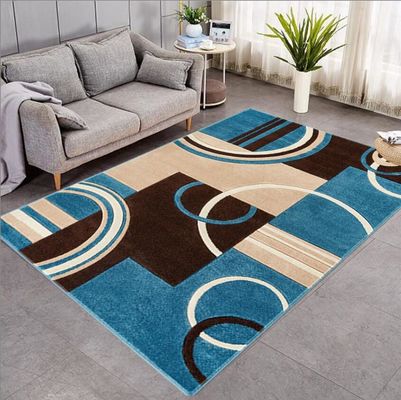 Watered flower and Half Circle Living Room, Bedroom Living Room Floor Carpets