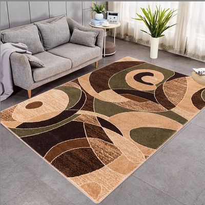 Watered flower and Half Circle Living Room, Bedroom Living Room Floor Carpets