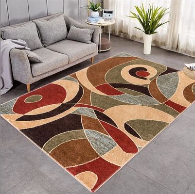 Watered flower and Half Circle Living Room, Bedroom Living Room Floor Carpets
